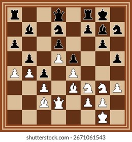 Chess is a brain teaser game that trains intelligence
