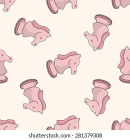 chess , cartoon seamless pattern background