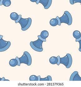 chess , cartoon seamless pattern background