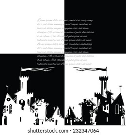 Chess city background