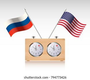 Chess Clock with Flags