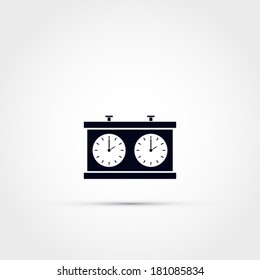 Chess clock icon