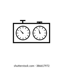 Chess clock icon.