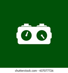 chess clock icon. chess clock sign