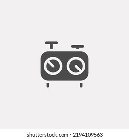 Vector del icono del reloj del ajedrez,Símbolo, ilustración del logotipo para web y móvil