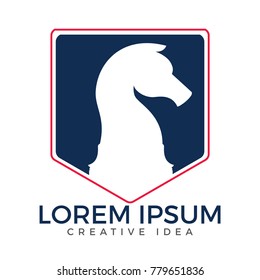 Chess club logo. Logo design for a chess companies or a chess player.