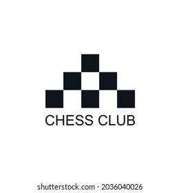 Chess Club Logo Icon Sign Modern Design