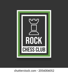 Chess Club Logo Vector Image