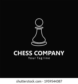 Chess company simple logo design inspiration