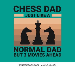 Papá de ajedrez como un papá normal pero 3 películas por delante