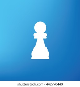 Chess design on blue background,vector