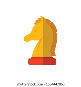 Chess design, Piece game strategy competition leisure hobby play theme Vector illustration
