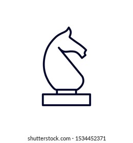 Chess design, Piece game strategy competition leisure hobby play theme Vector illustration