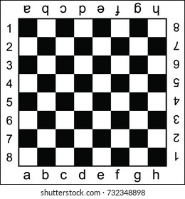 Chess desk. vector illustration