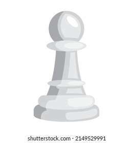 figura de ajedrez para icono de juego aislado