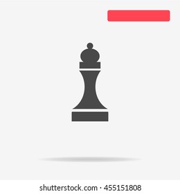Chess figure icon. Vector concept illustration for design.