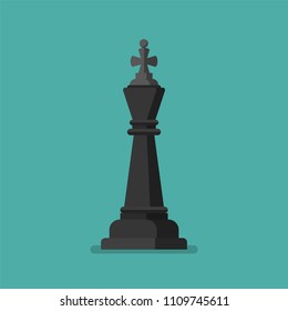 Chess figure icon. Vector illustration