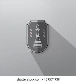 Chess Figure Vector Design Element for Your Business Message