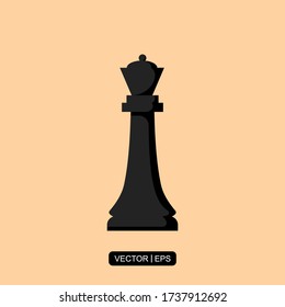 Chess flat icon vector illustration logo template for many purpose.