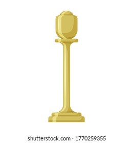 Chess game cartoon vector icon.Cartoon vector illustration of king. Isolated illustration of chess game icon on white background.
