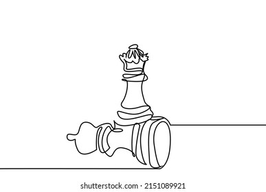 chess game checkmate concept background