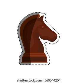 chess game concept icon vector illustration graphic design