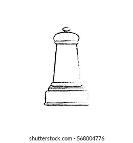 Chess game concept icon vector illustration graphic design