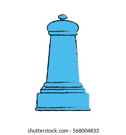 Chess game concept icon vector illustration graphic design