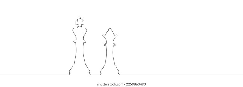Chess game concept queen