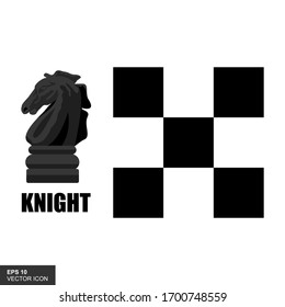 Chess game concept with realistic board. Vector illustration.