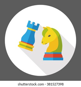 chess game flat icon