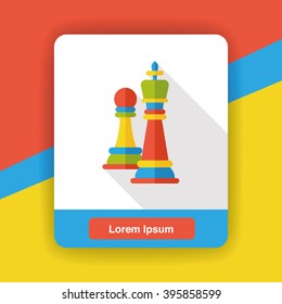chess game flat icon