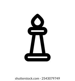 Chess game icon. Simple vector sign.