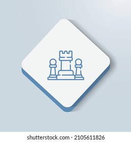 chess game icon vector design