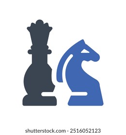 Chess game icon, Vector Graphics