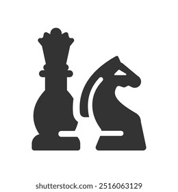 Chess game icon, Vector Graphics