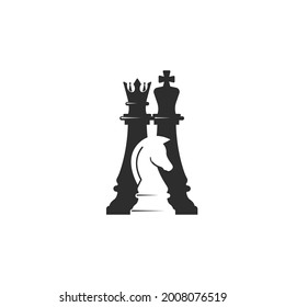 chess game  icon vector illustration design template