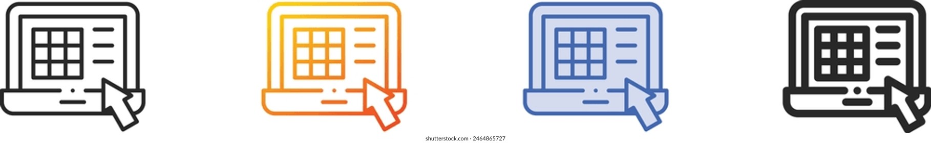 chess game icon.Thin Linear, Gradient, Blue Stroke and bold Style Design Isolated On White Background