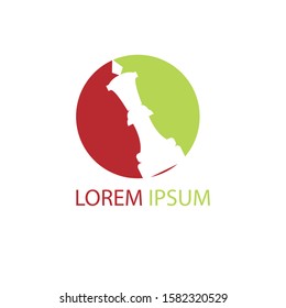 chess game logo vector. chess match symbol icon.