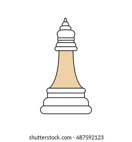Chess game piece