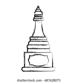 Chess game piece