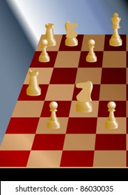 chess game playing only one player with yellow
