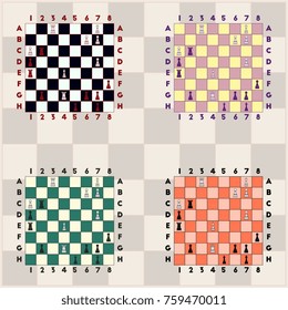 Chess game set