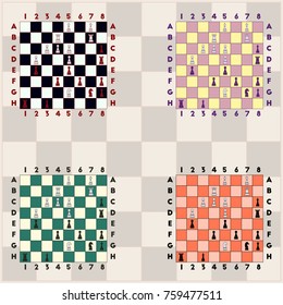Chess game set