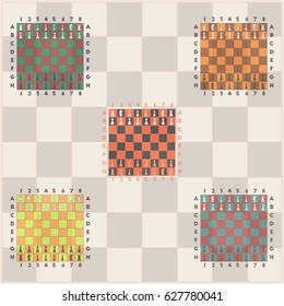 chess game start set