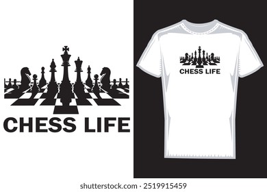 Chess Game T shirt Design