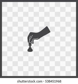 Chess game vector icon. Isolated illustration. Business picture.