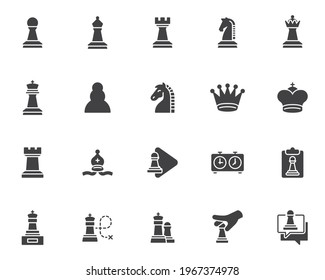 Conjunto de peças de xadrez preto e branco vetor(es) de stock de ©Malchev  242652260