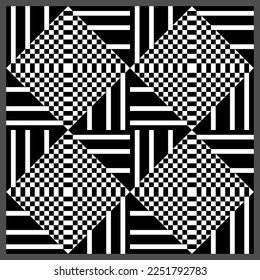 Vector de fondo abstracto geométrico de ajedrez.