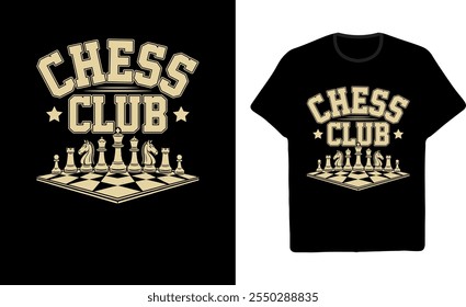 Chess Graphic T shirt Design Chess Club